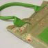 Green Floral PU and Leather Gardeners' Kneeler